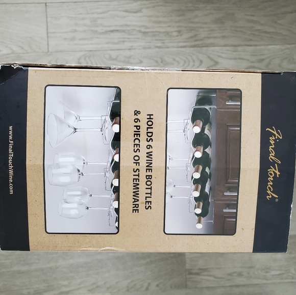 Wine and Glass Rack - Picture 2 of 4